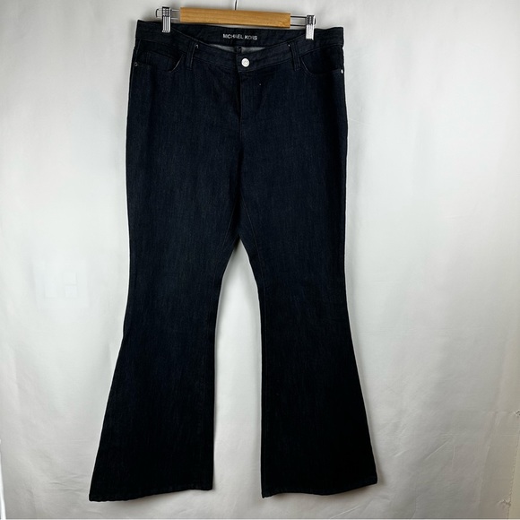 Michael Kors dark wash flared jeans size 10 - Picture 1 of 5